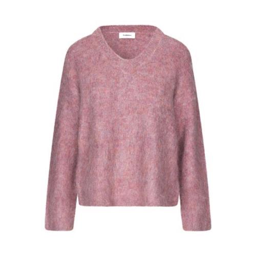 V-Neck Sweater Sparkling Grape