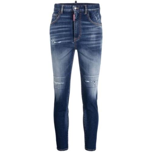 Blå Skinny Twiggy Jeans