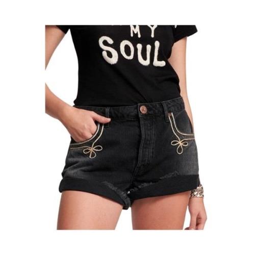 Sorte Bandits Mid Waist Shorts