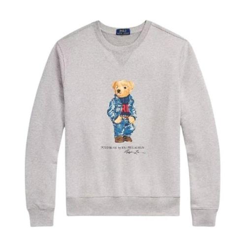 Grå polar fleecejakke Polo Bear