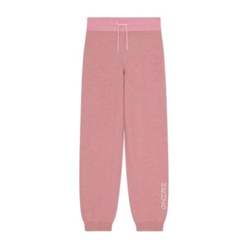 Rosa sweatpants med logo