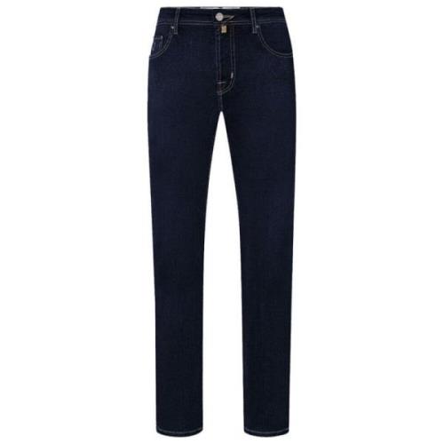 Mørkeblå Slim Fit Stretch Jeans