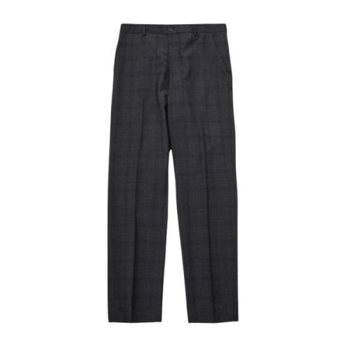 Slim Check Dark Grey Bukser