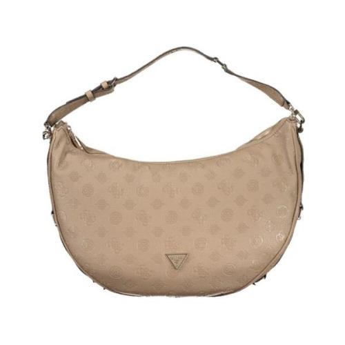 Beige Polyethylen Håndtaske