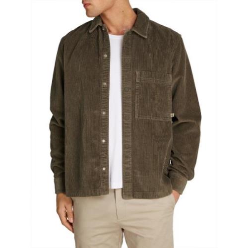 Corduroy Overshirt Brun