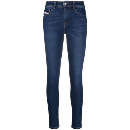 Blå Skinny Jeans Casual Stil