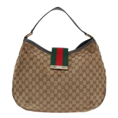 Pre-owned Canvas gucci-tasker