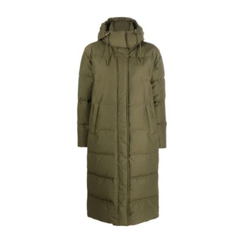 Grøn Puffer & Down Coat