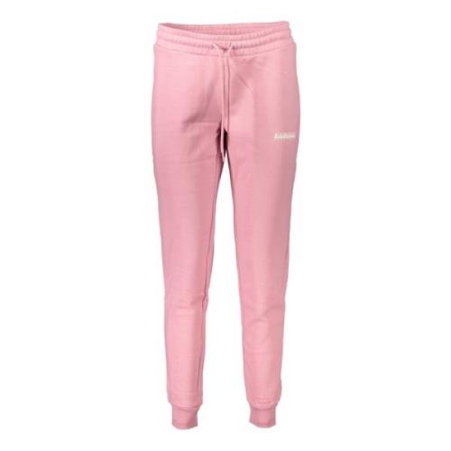 Sporty Pink Damebukser med Elastisk Talje