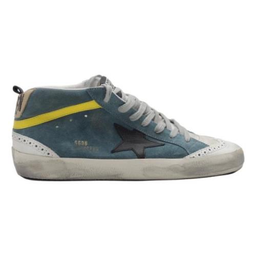 Sky Blue Mid Star Sneakers