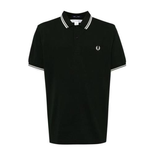 Grøn Polo Skjorte med Logo Print