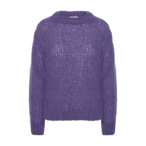 Alpaca Pullover i Violet