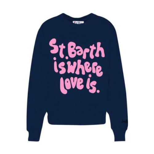 Sport Logo Crewneck Sweatshirt i bomuld