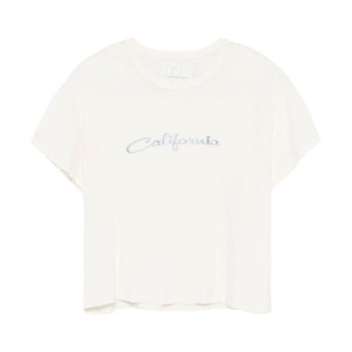 California Print Hvid T-shirt