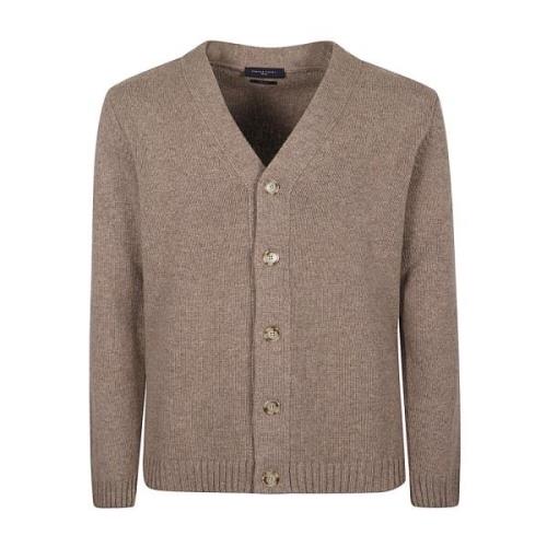 Merino Knappet Strik Cardigan