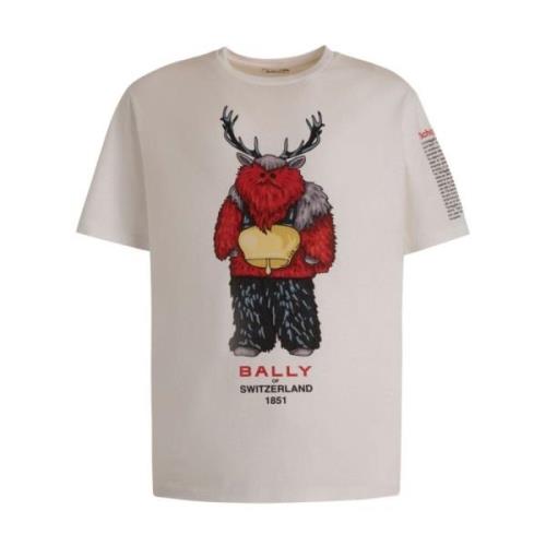 Grafisk Print Crew Neck T-shirt