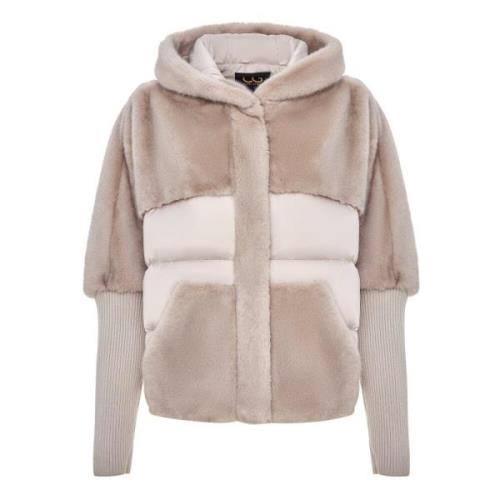 Faux Fur Jacket - Silver