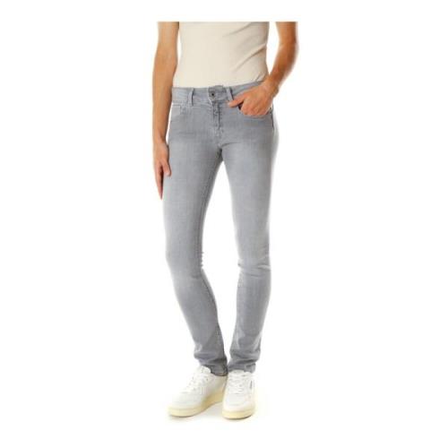 Slim Fit Jeans med lav talje