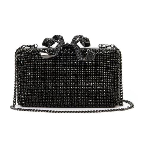 Rhinestone Clutch med Skulderrem