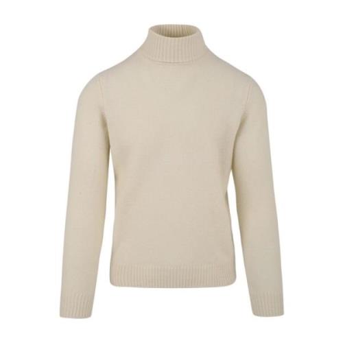 Hvid højhalset sweater DV3ML WC7R 001