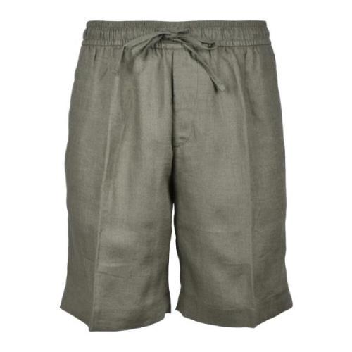 Linned Bermuda Shorts