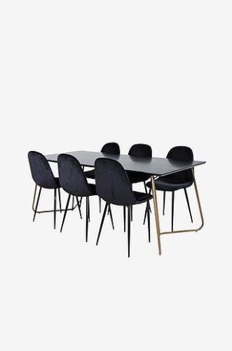 Spisegruppe Petra med 6 spisebordsstole Polar