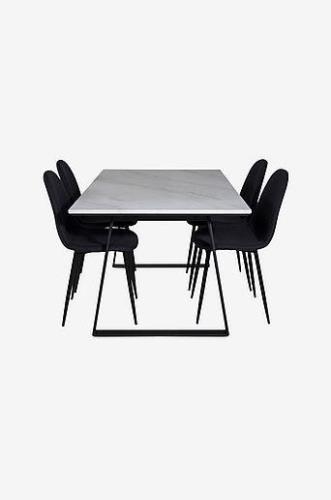 Spisegruppe Estelle med 4 spisebordsstole Polar