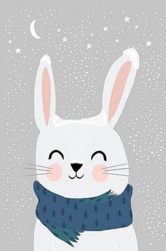 Plakat Snow Bunny