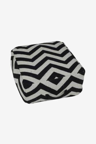 Nordic Furniture Group - Puf Zigzag, 50x50 cm - Flerfarvet - Fodskamle...