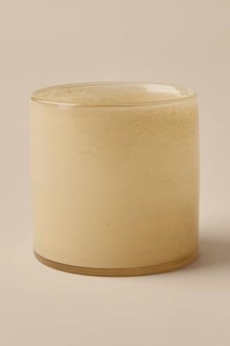 &Home - Lysestage/krukke Ruby Large højde 15 cm - Beige - Lysestager &...