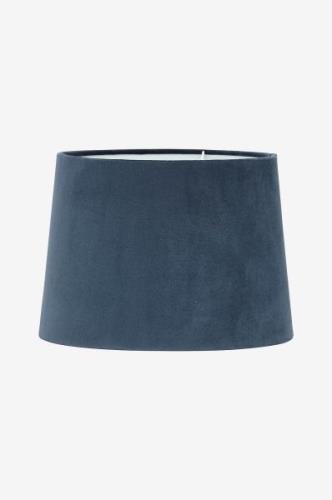 PR Home - Lampeskærm Sofia Velour 40 cm - Blå - Lampeskærme - - Homero...