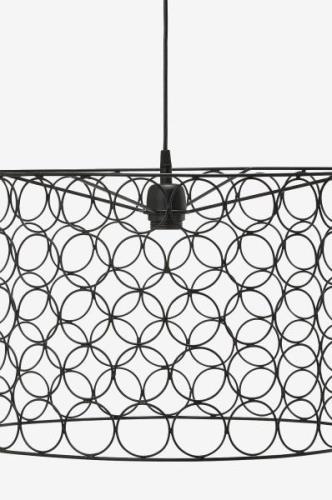 PR Home - Ring loftlampe 50 cm - Sort - Loftpendler - - Homeroom