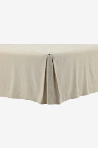 Venture Home - Kimmy Bed Skirt - Beige - Sengekapper - - Homeroom