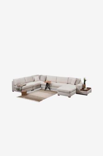 Homitis - Hjørnesofa Loop 9 - Beige - Sofaer med chaiselong - - Homero...