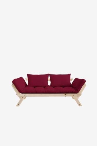 Karup Design - Lounge-sovesofa Bebop Natur bund - Rød - Sovesofaer - -...