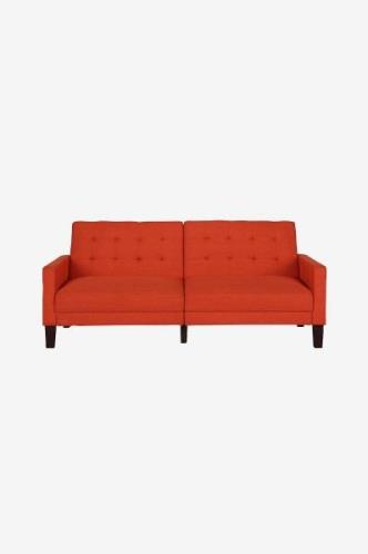 Dorel Home - Sovesofa stof, tuftet Porter - Orange - Sovesofaer - - Ho...