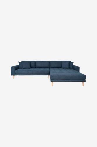 House Nordic - Loungesofa Lido - Blå - Sofaer med chaiselong - - Homer...