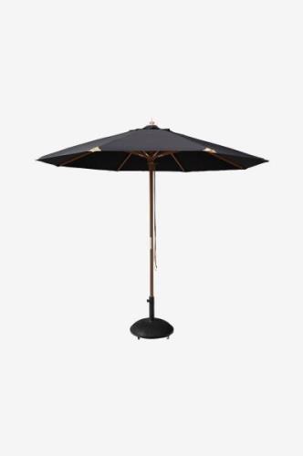 Cinas - Parasol Capri Ø3 m polyester - Sort - Parasoller - - Homeroom