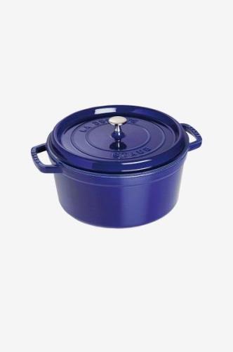 Staub - Gryde La Cocotte rund 28 cm, 6,7 l - Blå - Gryder & kasserolle...