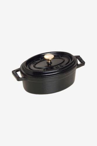 Staub - Gryde La Cocotte oval 11 cm, 0,25 l - Sort - Gryder & kasserol...