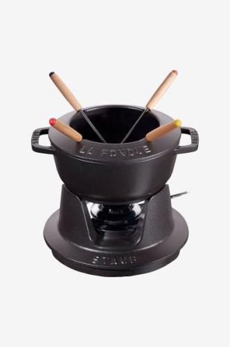 Staub - Fonduesæt 18 cm, 1,65 l - Sort - Gryder & kasseroller - - Home...