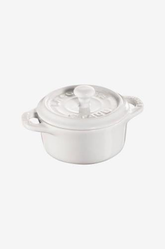 Staub - Minigryde rund 10 cm, 0,2 l - Hvid - Gryder & kasseroller - - ...