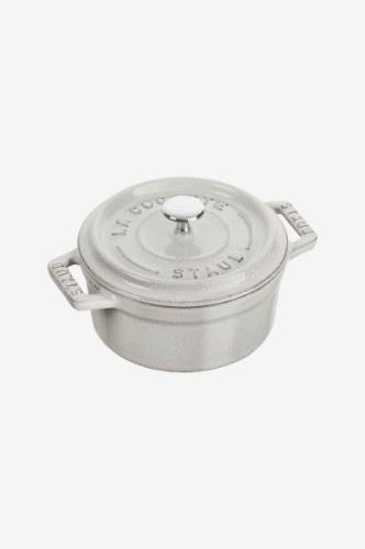 Staub - Gryde La Cocotte rund 10 cm, 0,25 L - Grå - Gryder & kasseroll...