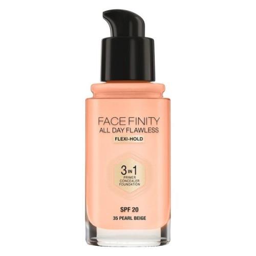 Max Factor Facefinity 3 In 1 Foundation 35 Pearl Beige 30ml