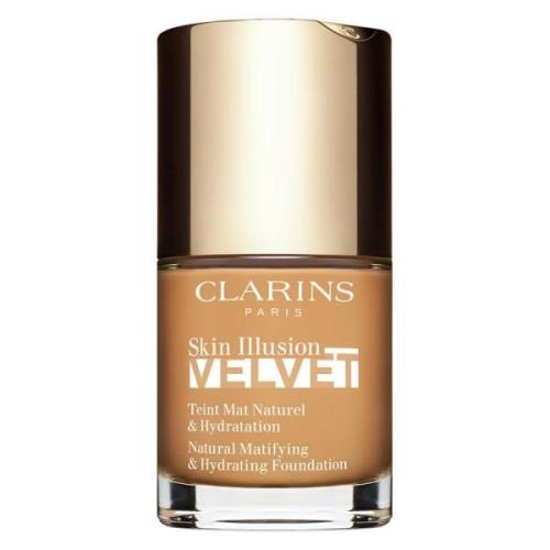 Clarins Skin Illusion Velvet Foundation 114N Cappucino, 30 ml