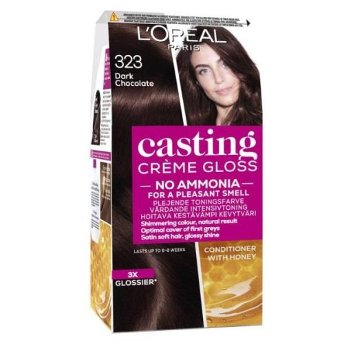 L'Oréal Paris Casting Creme Gloss 323 Mørk gylden beigebrun