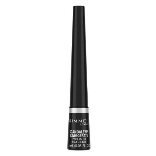 Rimmel London Exaggerate Liquid Eyeliner #001 Black 2,5 ml