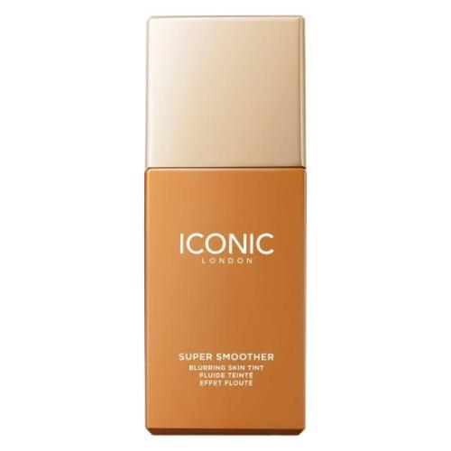 Iconic London Super Smoother Blurring Skin Tint,Warm Tan 30 ml