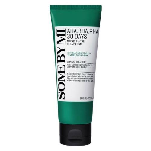 Some By Mi AHA BHA PHA 30 DAYS Miracle Acne Clear Foam 100 ml