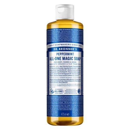 Dr. Bronner 18-In-1 Peppermint Pure Castile Soap 475 ml